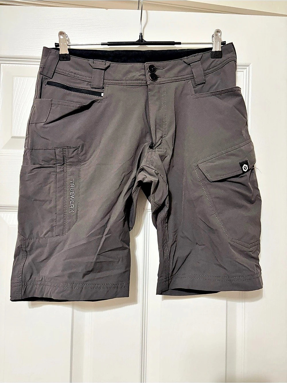 TRUEWERK T1 WerkShort Men's Cargo Shorts Gray Waist 30